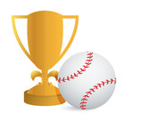 Gold Trophy Cup Baseball