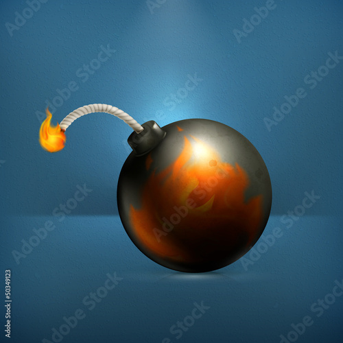 Bomb, vector icon