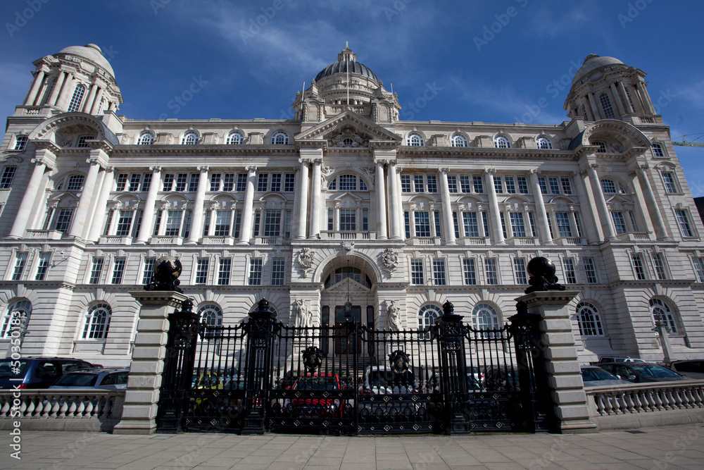 Port of Liverpool building in Liverpool, Great Britain