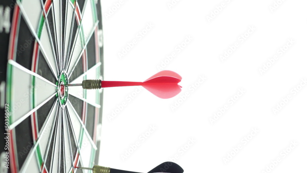 red dart win concept