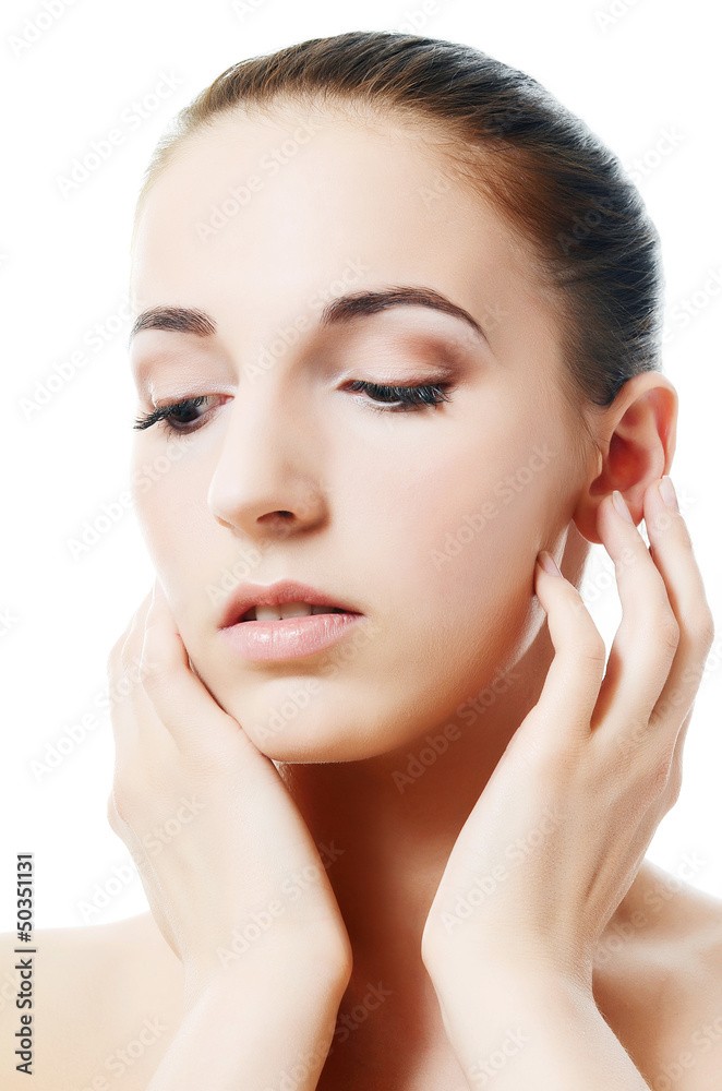 The beautiful woman. A photo of the beautiful woman with a natur The beautiful woman. A photo of the beautiful woman with a natur