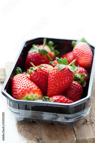 Fresh whole strawberries