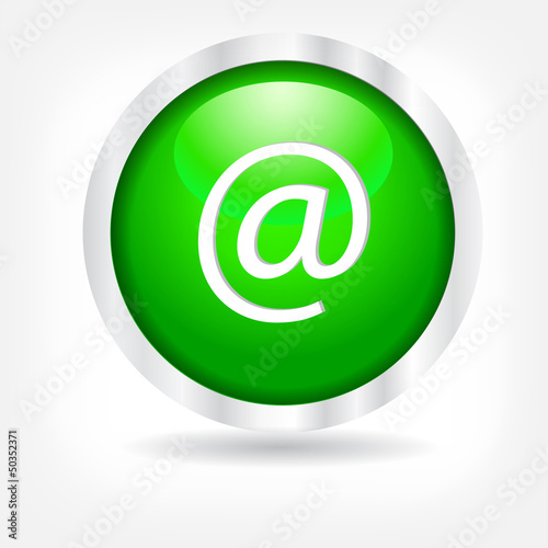 Internet Icon on a green button