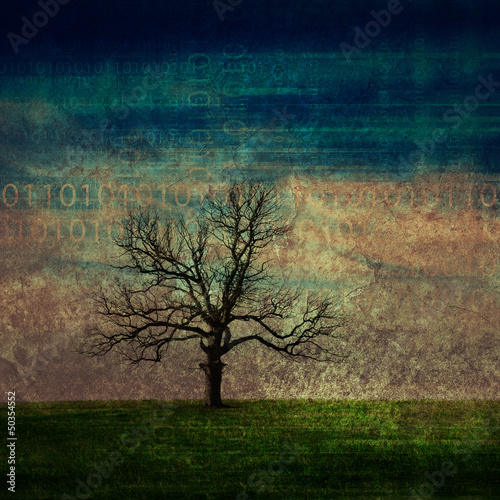 grunge data tree
