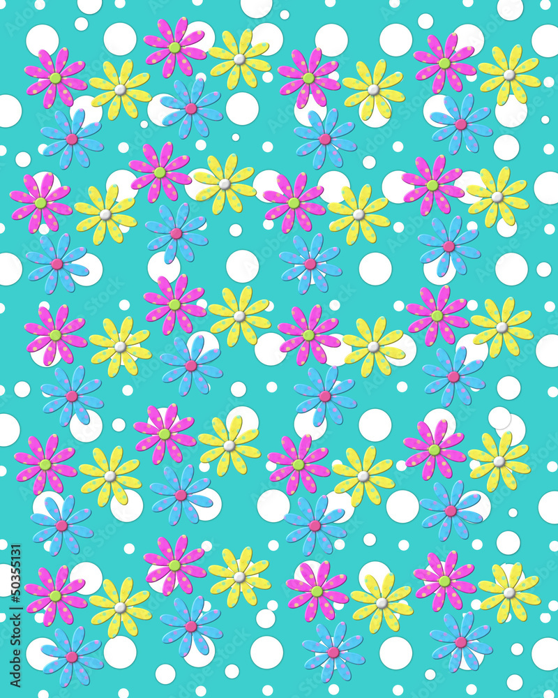 Daisy Addiction in Aqua Daisy Addiction in Aqua