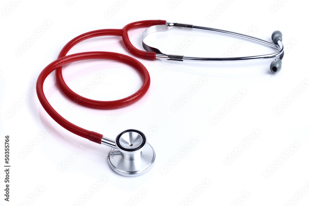 Red stethoscope Red stethoscope