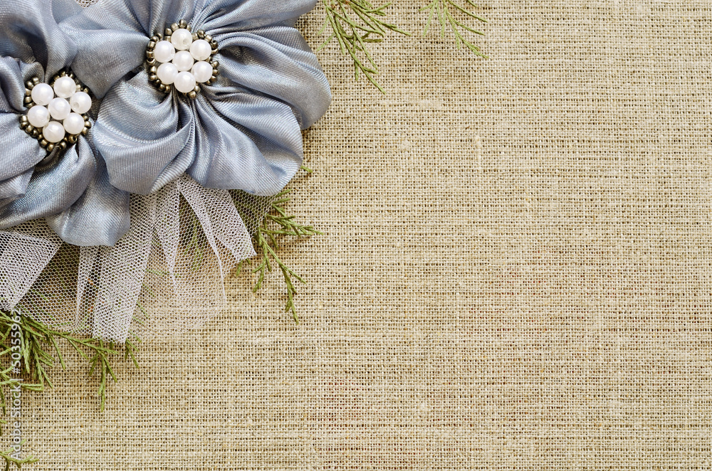 Background with a flower arrangement Background with a flower arrangement