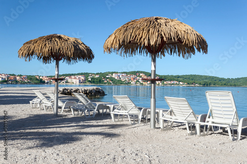 Morning on the beach.