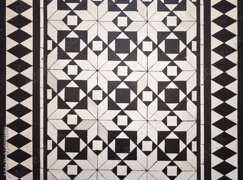 victorian style floor tile pattern