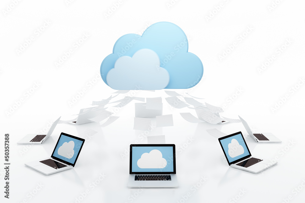 Cloud computing concept