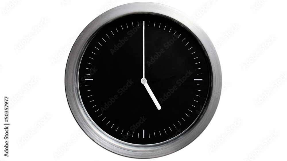 Time Lapse 12 Hours of Modern Numberless Clock