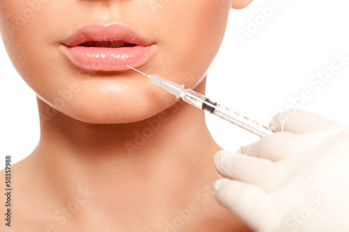 syringe injection beauty concept photo