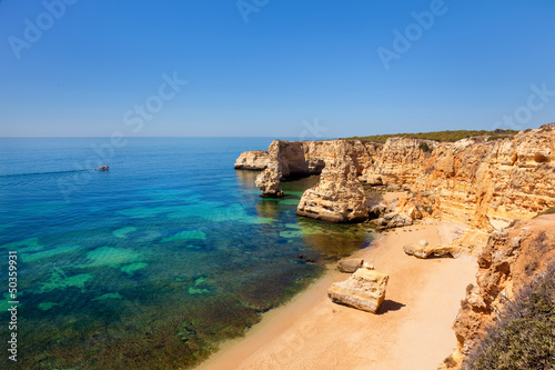 Marinha beach at Lagoa, Algarve, Portugal