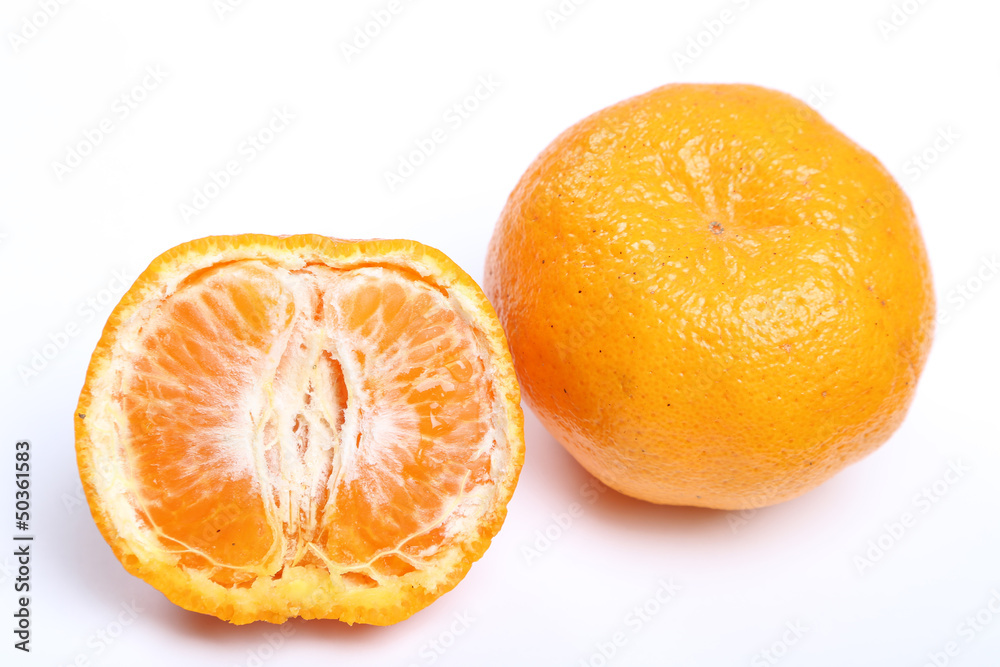 Orange mandarin or tangerine fruit