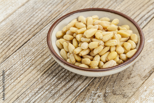 bowl of pine nuts