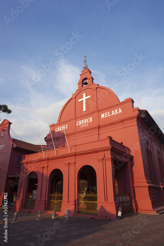 Red Christ Church in Melaka city,Malaysia photo