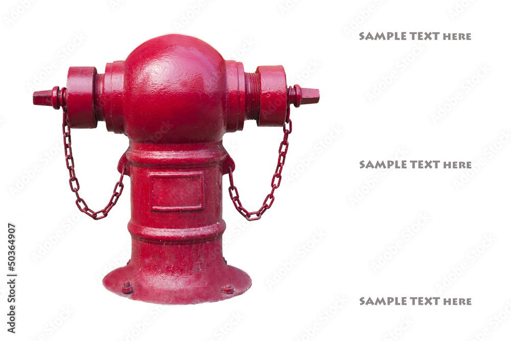 fire hydrant on white background fire hydrant on white background