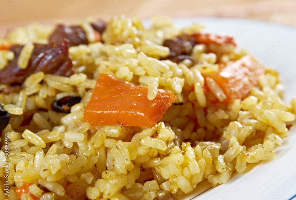 Traditional oriental pilaf Traditional oriental pilaf