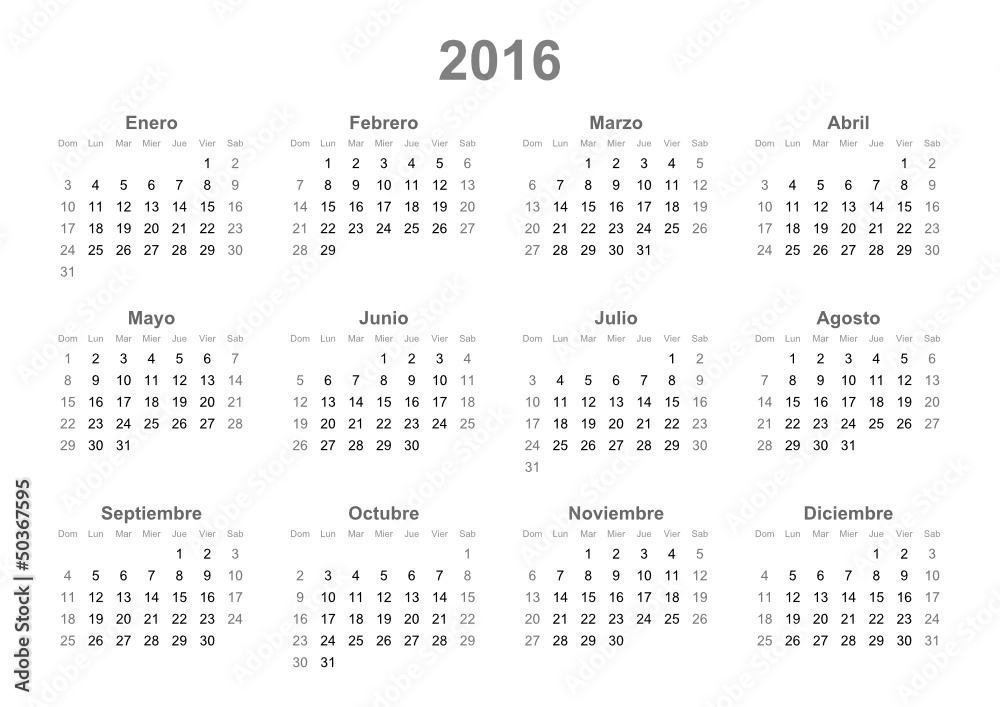 Spanish calendar Spanish calendar