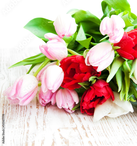 Fototapeta Naklejka Na Ścianę i Meble -  Tulips Bouquet