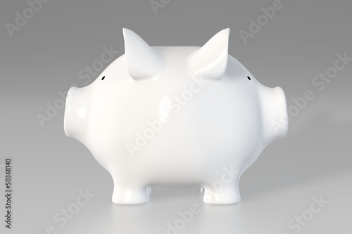 Piggy bank - two faces