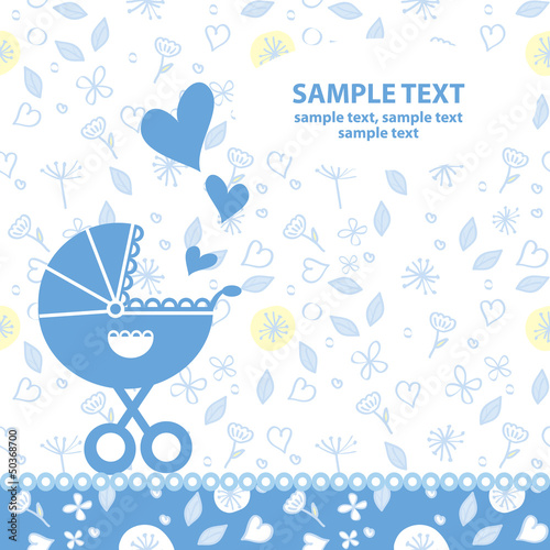 baby birth card
