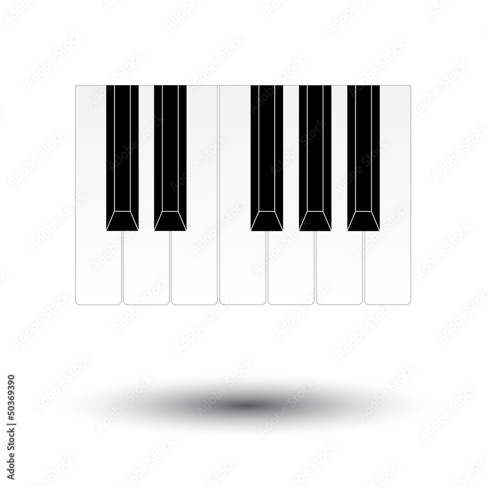 Fototapeta premium Piano keys