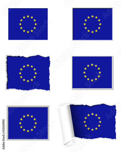Fahnen Set Europäische Union