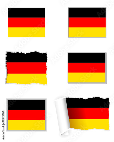Fahnen Set Deutschland