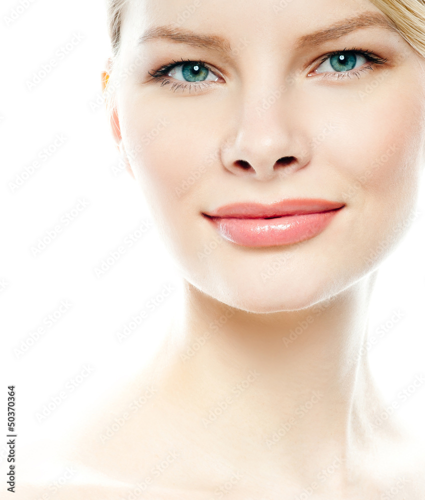 Beautiful Girl face. Perfect skin Beautiful Girl face. Perfect skin