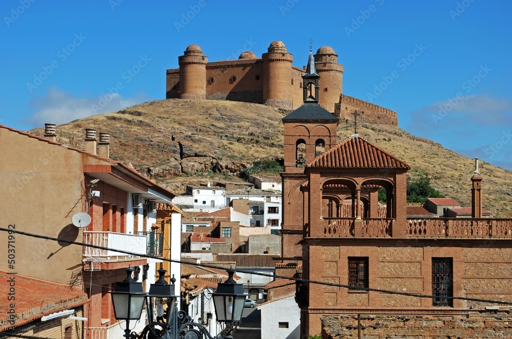Town and castle, La Calahorra, Andalusia © Arena Photo UK