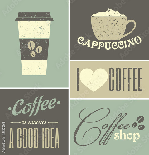 Vintage Coffee Collage