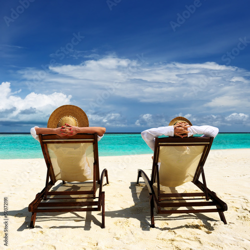 Couple on a beach