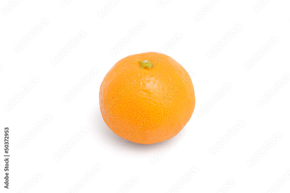 Mandarin isolated on white background