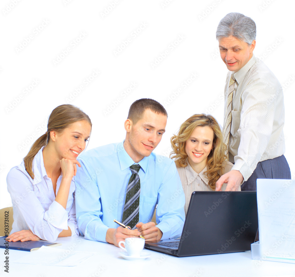 Group of businessmen the conclusion Group of businessmen the conclusion