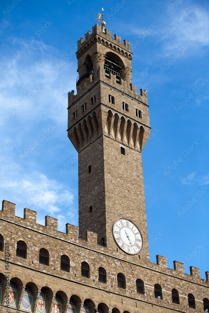 Front of Palazzo Vecchio on Piazza della Signoria, Florence