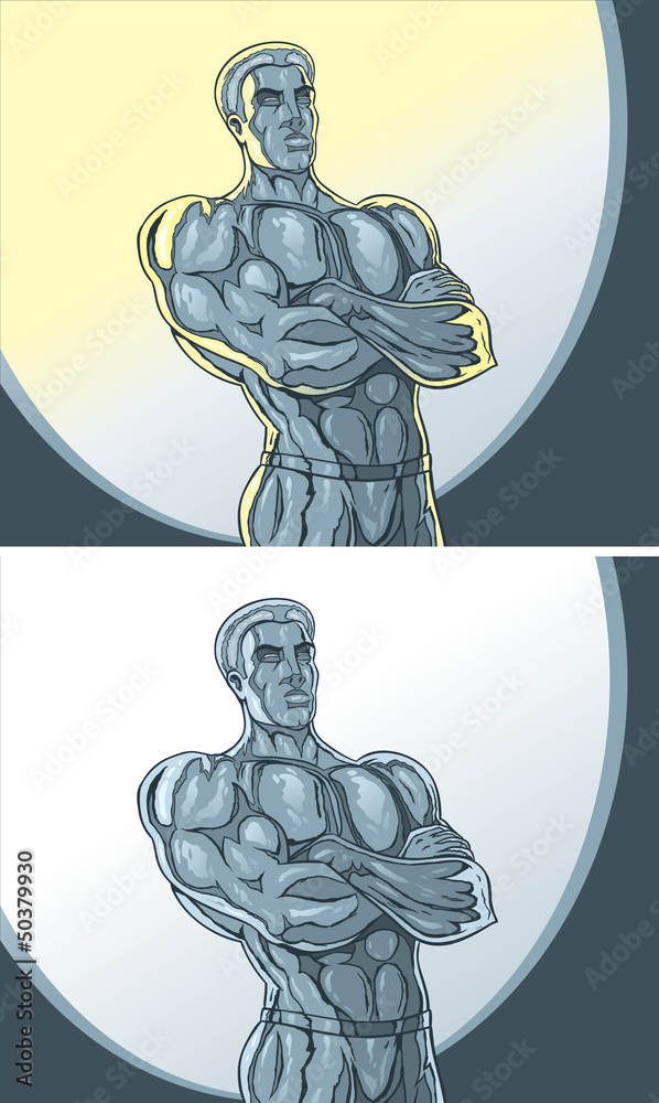 Fototapeta premium Metal Statue