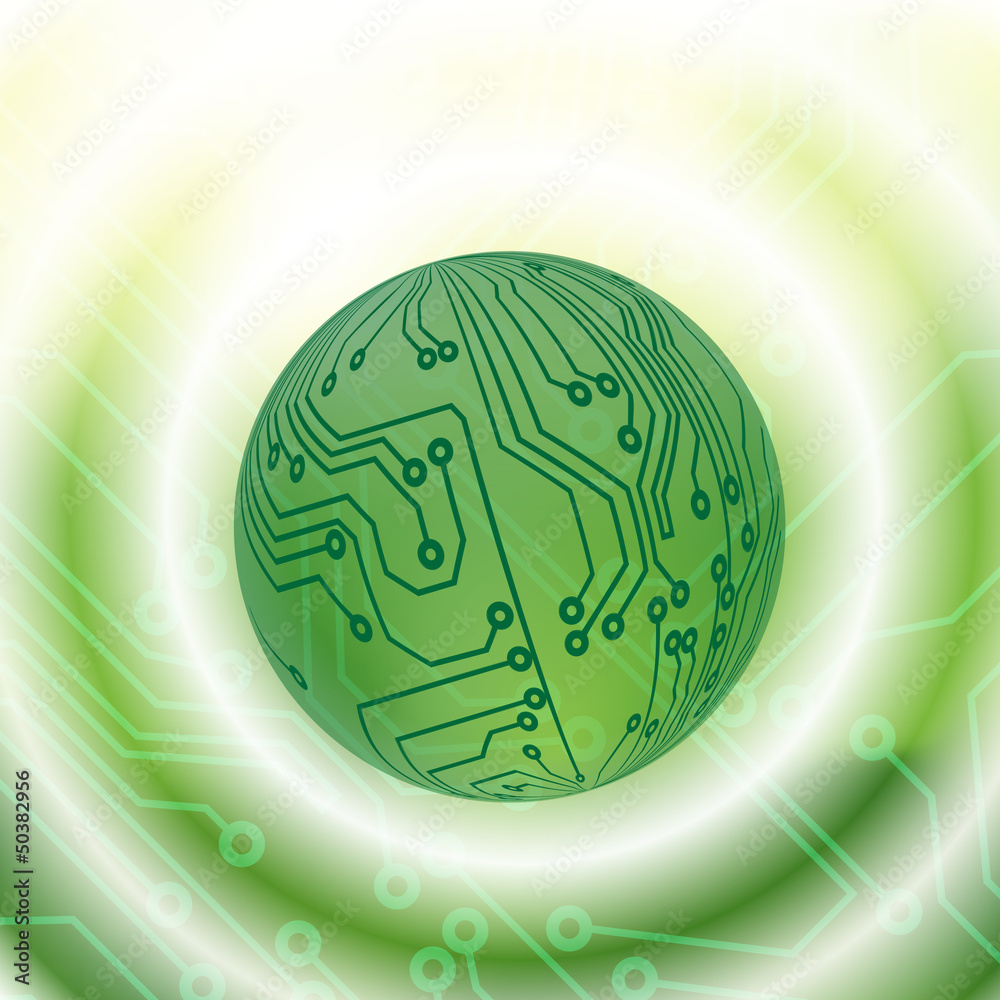 technology abstract background - vector illustration