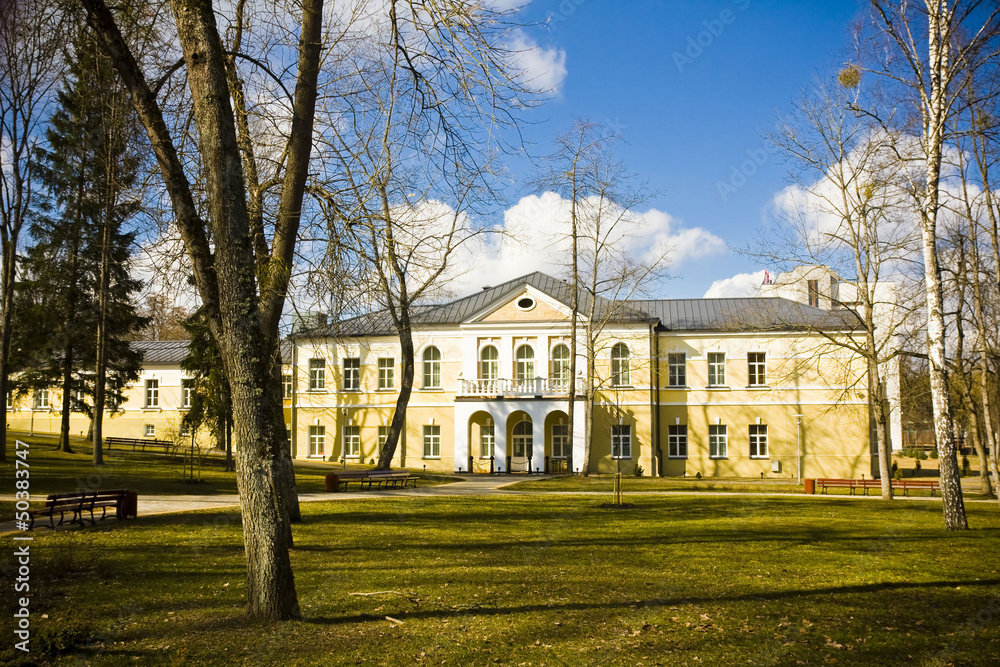 Lithuania, Druskininkai. the view on the town Lithuania, Druskininkai. the view on the town