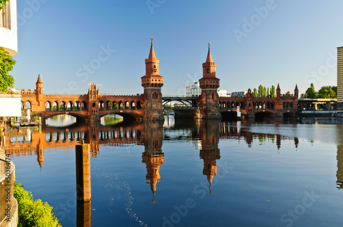 oberbaum bridge berlin photo