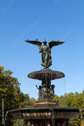 Central Park Fountain Statue