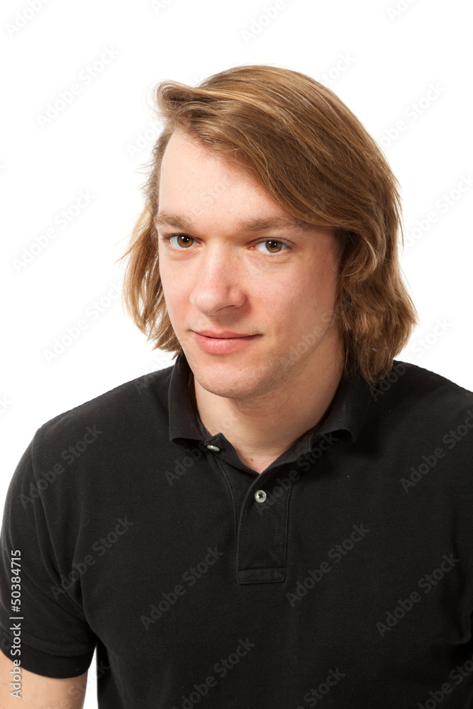portrait of man, isolated on white background portrait of man, isolated on white background