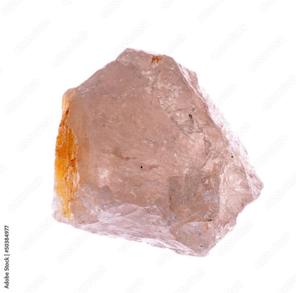 smoky quartz mineral isolated on a white background smoky quartz mineral isolated on a white background