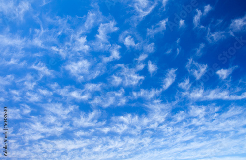 sky with cirrocumulus  clouds photo
