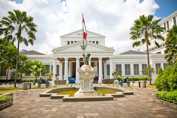 Ingelijste posters Indonesië Nationaal Museum aan Merdekaplein Jakarta  © Aleksandar Todorovic