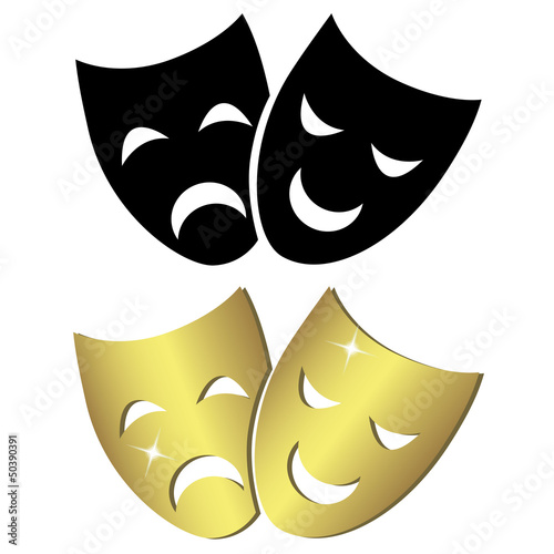 Theater masks