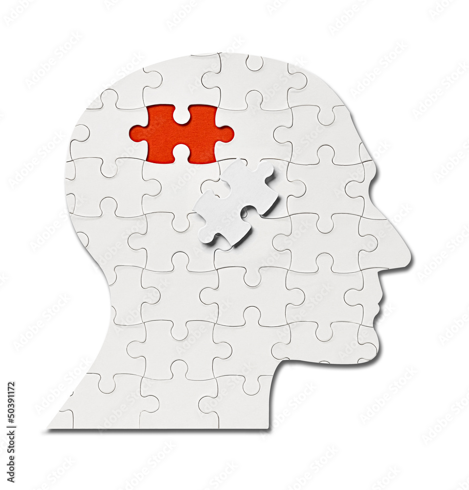 puzzle game solution head silhouette mind brain puzzle game solution head silhouette mind brain