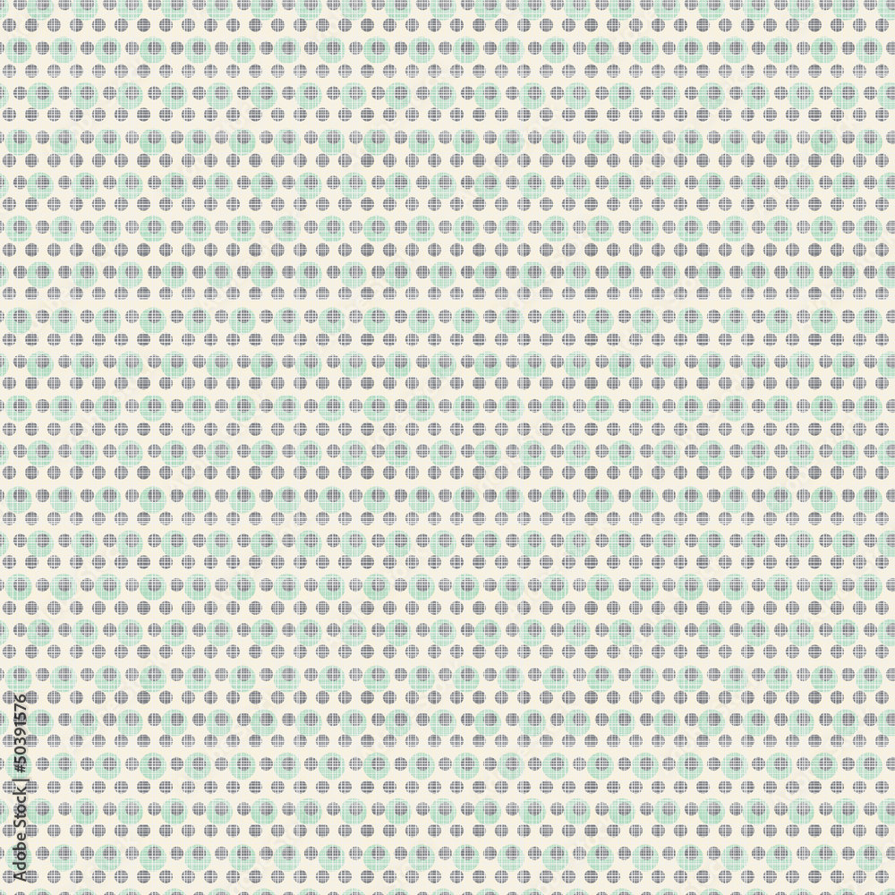 colorful polka dot seamless pattern on fabric texture