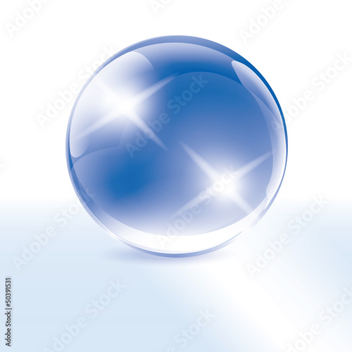 Blue Crystal Esoteric Sphere - Ball