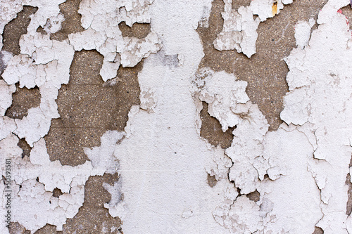 Fényképezés Concrete White Painted wall chipping